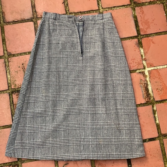 Vintage grey wool Oscar de la Renta skirt size XS/0 - Picture 7 of 7